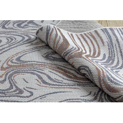 Kusový koberec Sion Sisal Waves 2836 ecru/blue/pink – na von aj na doma