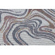 Kusový koberec Sion Sisal Waves 2836 ecru/blue/pink