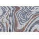 Kusový koberec Sion Sisal Waves 2836 ecru/blue/pink