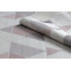 Kusový koberec Sion Sisal Triangles B3006A ecru/pink – na von aj na doma