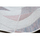 Kusový koberec Sion Sisal Triangles 3006 ecru/pink