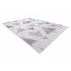 Kusový koberec Sion Sisal Triangles 3006 ecru/pink