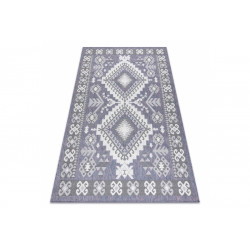 Kusový koberec Sion Sisal Aztec 3007 blue/pink/ecru – na von aj na doma