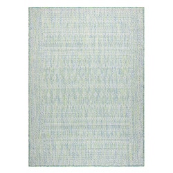 Kusový koberec Sion Sisal Aztec 22184 green/blue/ecru – na von aj na doma