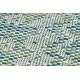 Kusový koberec Sion Sisal Aztec 22184 green/blue/ecru
