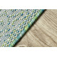 Kusový koberec Sion Sisal Aztec 22184 green/blue/ecru