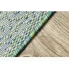 Kusový koberec Sion Sisal Aztec 22184 green/blue/ecru