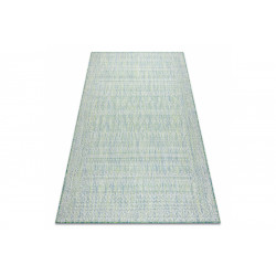 Kusový koberec Sion Sisal Aztec 22184 green/blue/ecru – na von aj na doma