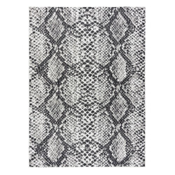 Kusový koberec Sion Sisal Snake`s skin 22162 ecru/black – na von aj na doma