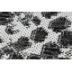 Kusový koberec Sion Sisal Snake`s skin 22162 ecru/black