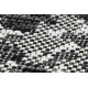 Kusový koberec Sion Sisal Snake`s skin 22162 ecru/black – na von aj na doma