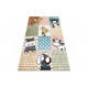 AKCIA: 140x190 cm Detský kusový koberec Fun Pets multi