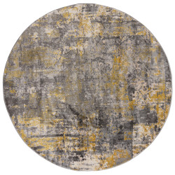 Kusový koberec Cocktail Wonderlust Grey/Ochre kruh