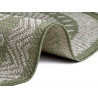 AKCIA: 120x120 (průměr) kruh cm Kusový koberec Flatweave 104858 Green / Cream – na von aj na doma