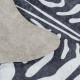 AKCIA: 150x200 tvar kožešiny cm Kusový koberec Etosha 4111 black (tvar kožušiny)