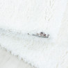 AKCIA: 80x150 cm Kusový koberec Brilliant Shaggy 4200 Snow