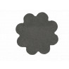 Kusový koberec Color Shaggy sivý kvietok