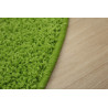 Kusový koberec Color shaggy zelený guľatý