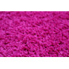 Kusový koberec Color shaggy ružový guľatý