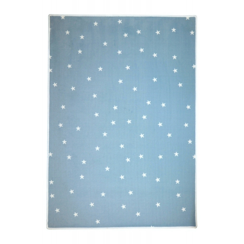 Kusový detský koberec Hviezdičky modré