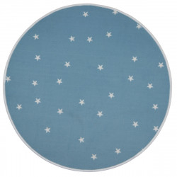 Kusový detský kober Hviezdičky modré kruh