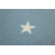 Kusový detský kober Hviezdičky modré kruh