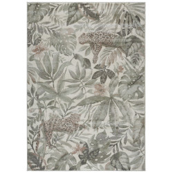 AKCIA: 80x150 cm Kusový koberec Botanical 103902 Cream / Green / Copperbrown z kolekcie Elle