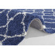 AKCIA: 80x150 cm Kusový koberec Grace 104406 Blue / Cream