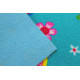 Detský Metrážny koberec Motýlik 5271 modrý