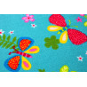 Detský kusový koberec Motýlik 5271 modrý