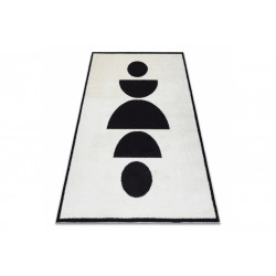 Kusový koberec Mode 8598 geometric cream/black