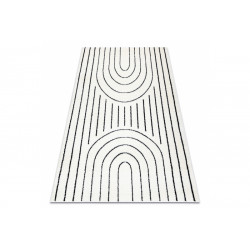 Kusový koberec Mode 8494 geometric cream/black