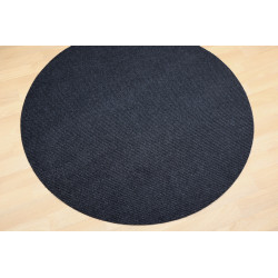 Kusový koberec Quick step antracit kruh