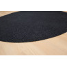 Kusový koberec Quick step antracit kruh
