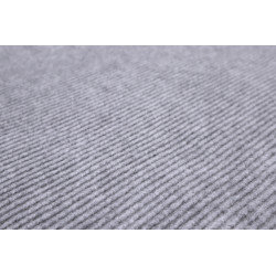 Kusový koberec Quick step sivý