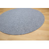 Kusový koberec Quick step šedý kruh