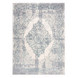 AKCIA: 180x270 cm Kusový koberec Core W7161 Vintage rosette blue/cream and grey