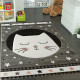 Detský kusový koberec Smart Kids 22412 Grey