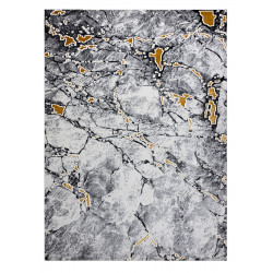 AKCIA: 240x330 cm Kusový koberec Gloss 528A 58 3D mramor ivory/black