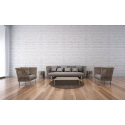 Kusový koberec Astra hnedá kruh