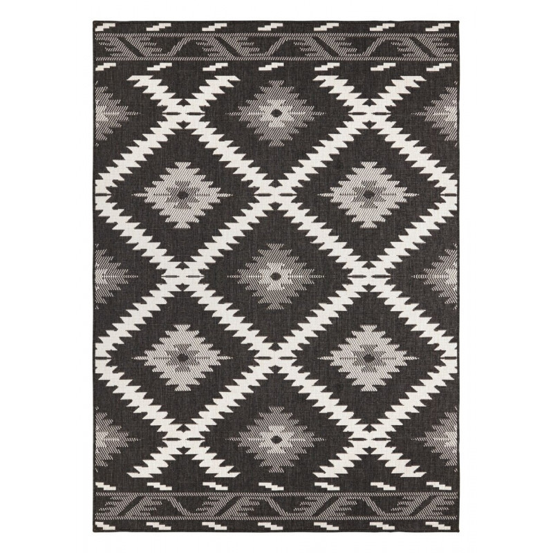Kusový koberec Twin Supreme 103429 Malibu black creme – na von aj na doma