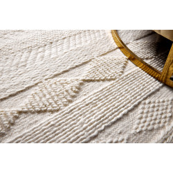 Ručne viazaný kusový koberec Winter DESP P88 Mohair White