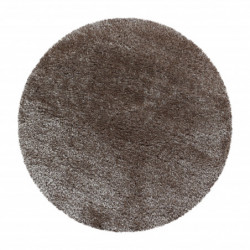 AKCIA: 200x200 (průměr) kruh cm Kusový koberec Brilliant Shaggy 4200 Taupe kruh