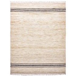 Ručne viazaný kusový koberec Biscuit DESP HL63 Ivory White