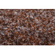 Metrážny koberec Santana čokoládová s podkladom gél, záťažový