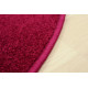 Kusový koberec Eton vínovo červený kvetina