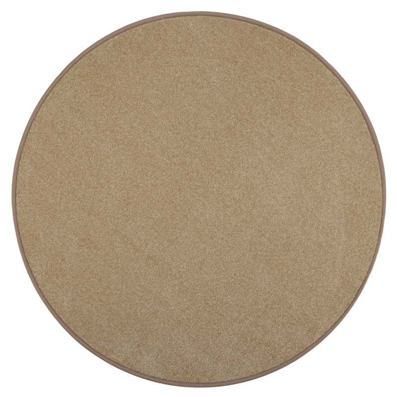 Kusový koberec Eton béžový 70 kruh