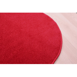 Kusový koberec Eton červený 15 kruh