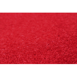 Kusový koberec Eton červený kvet