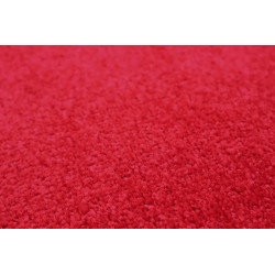 Kusový koberec Eton červený ovál